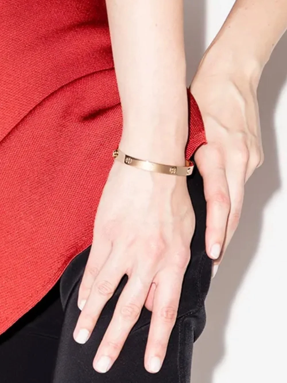 Tory Burch Rose Gold‎ Miller Hinge Bracelet - Picture 4 of 4